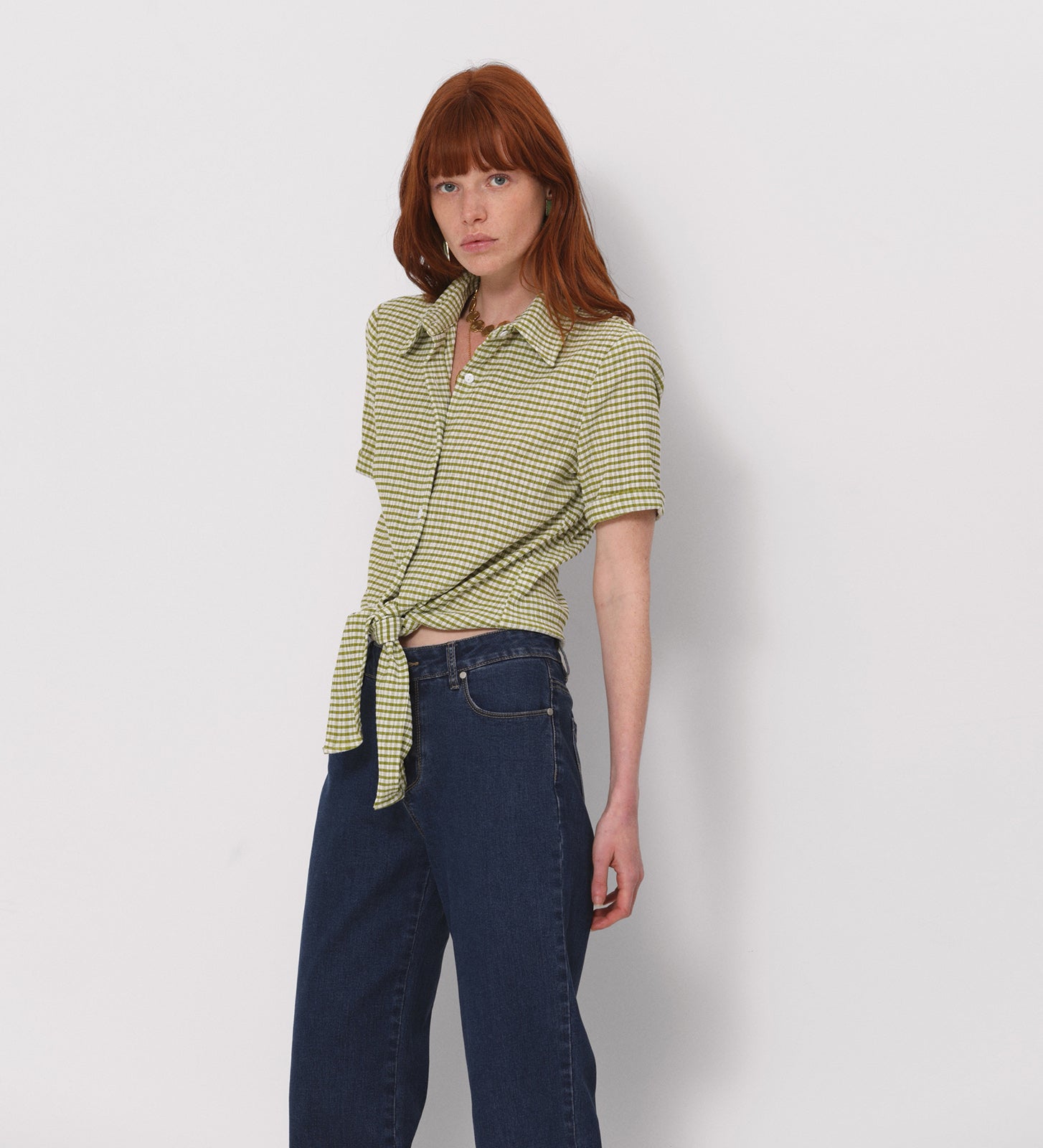 Top lazo cuadro vichy