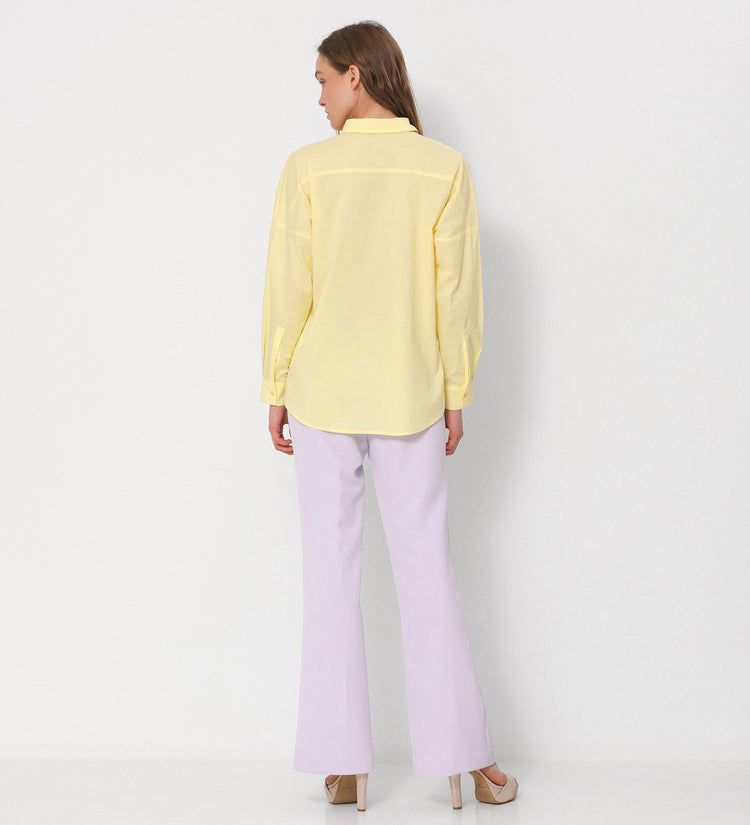 Camisa oversize algodón