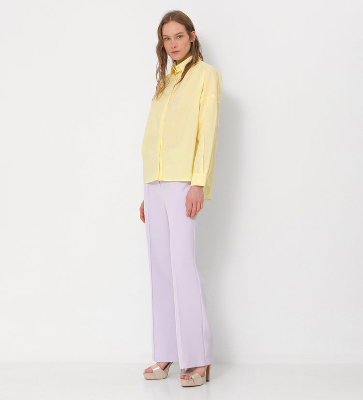 Camisa oversize algodón
