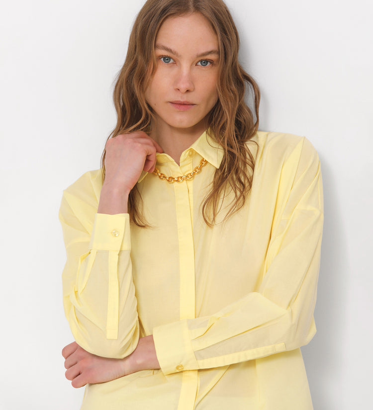 Camisa oversize algodón