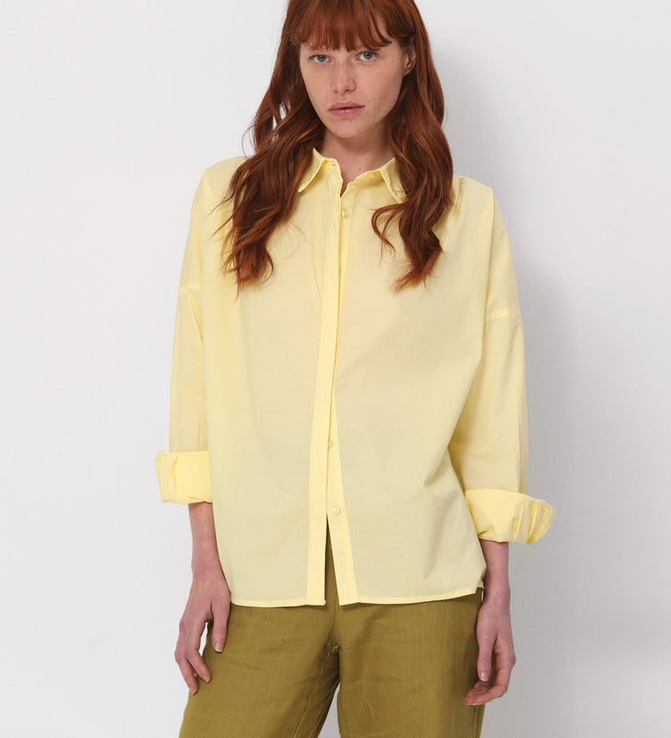 Camisa oversize algodón