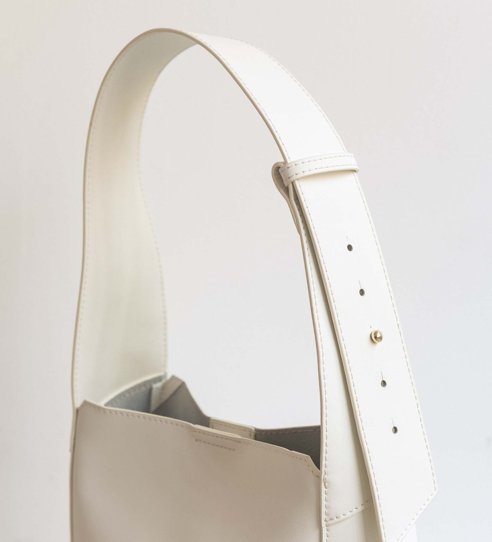 Nappa leather shoulder bag