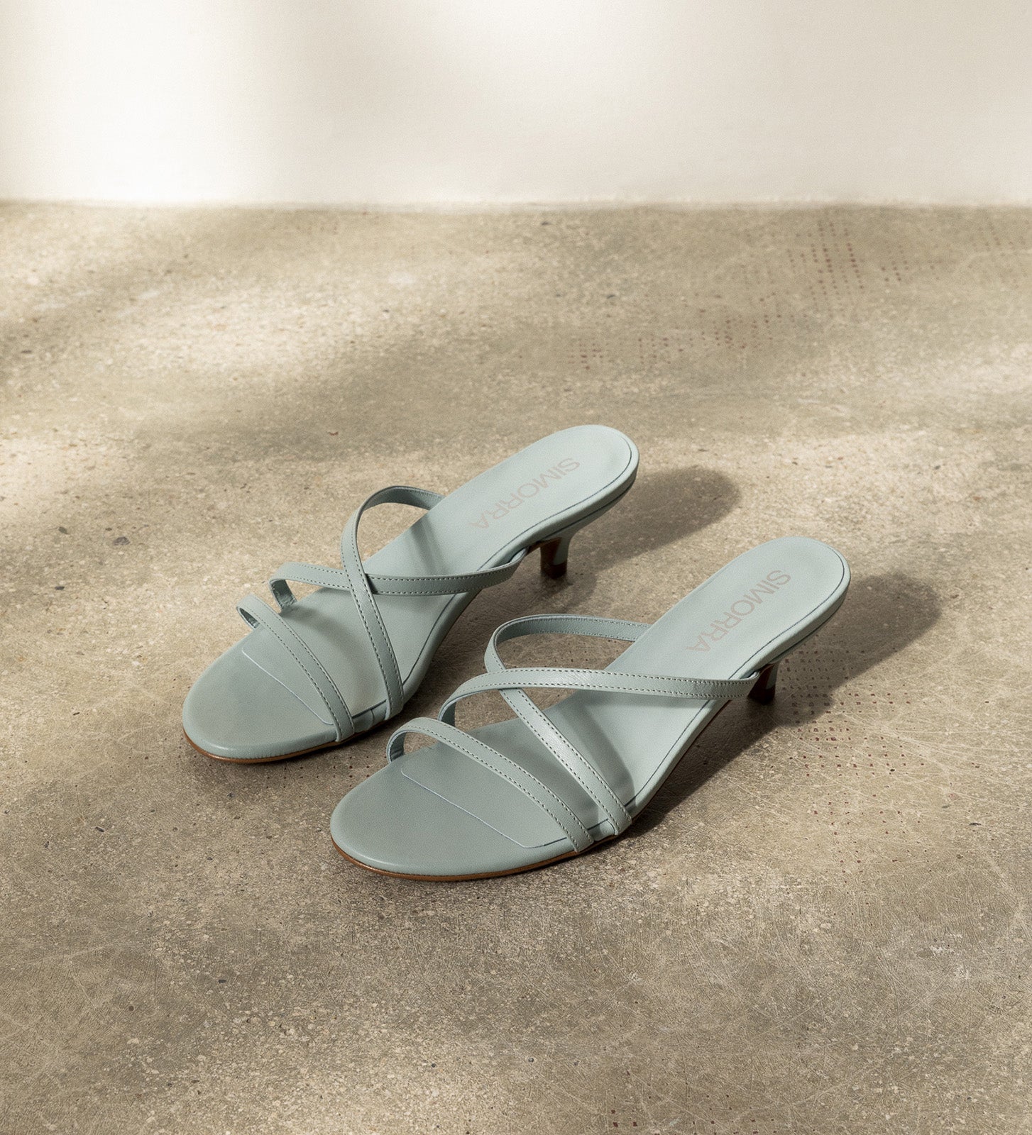 Strappy heeled sandal