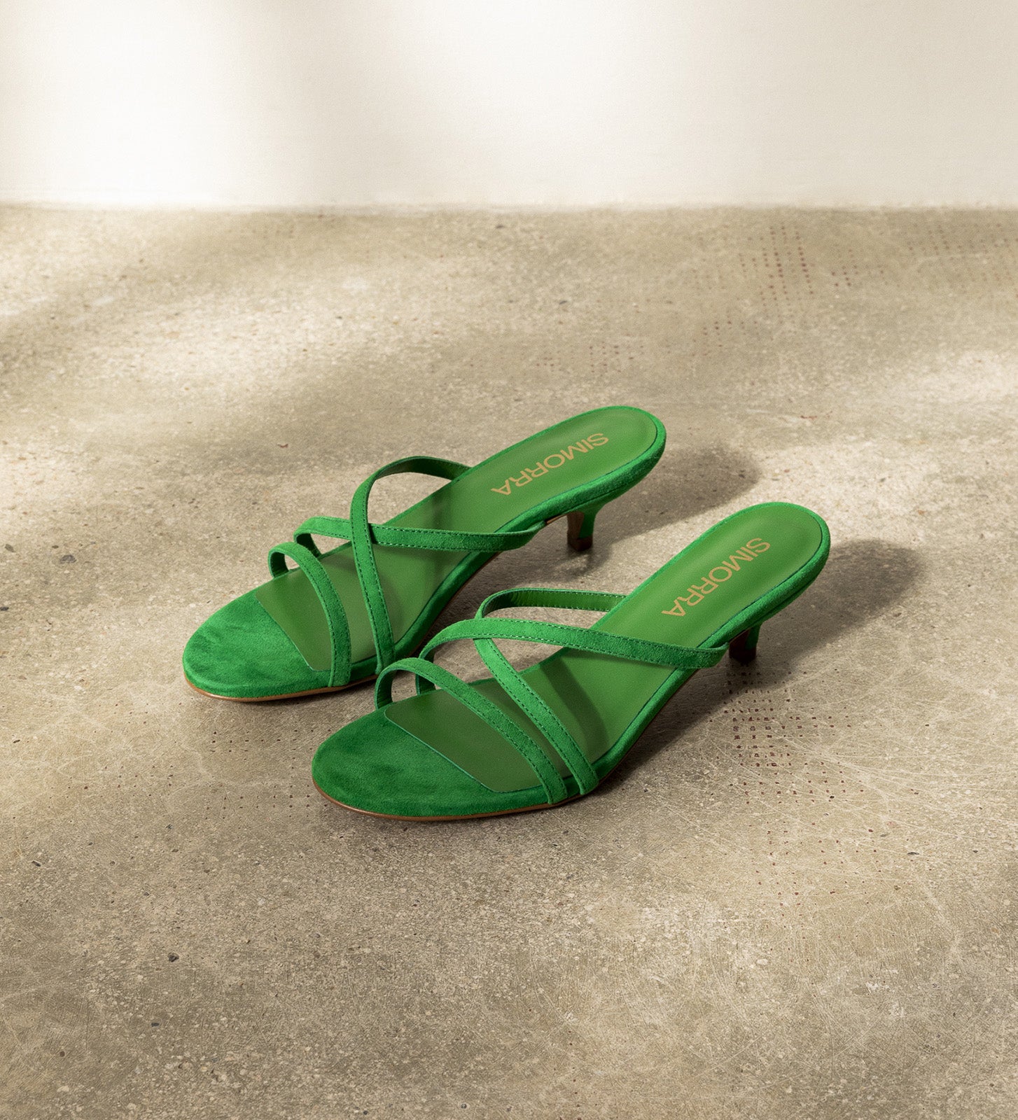 Strappy heeled sandal