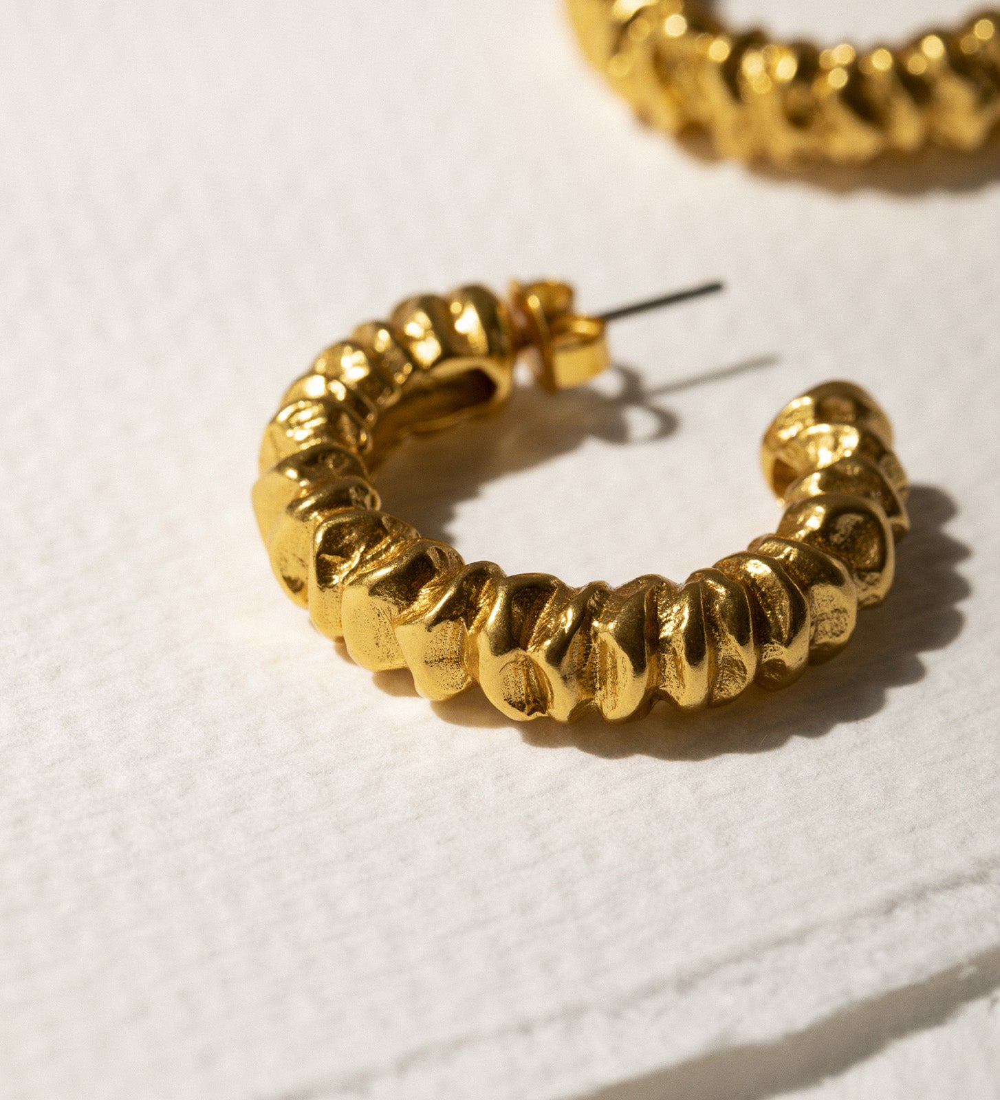 hoop earrings