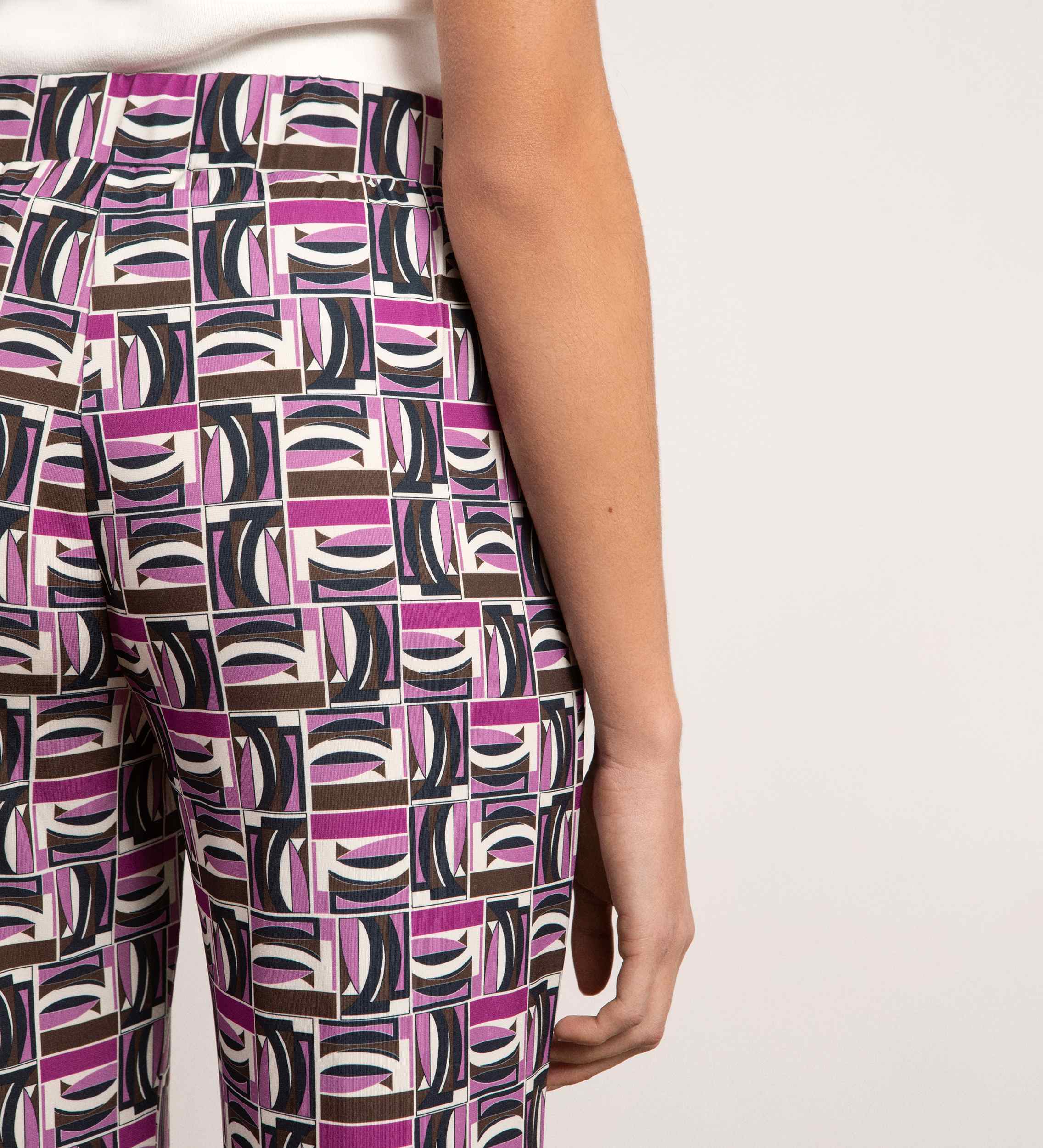 Pantalon stretch imprimé