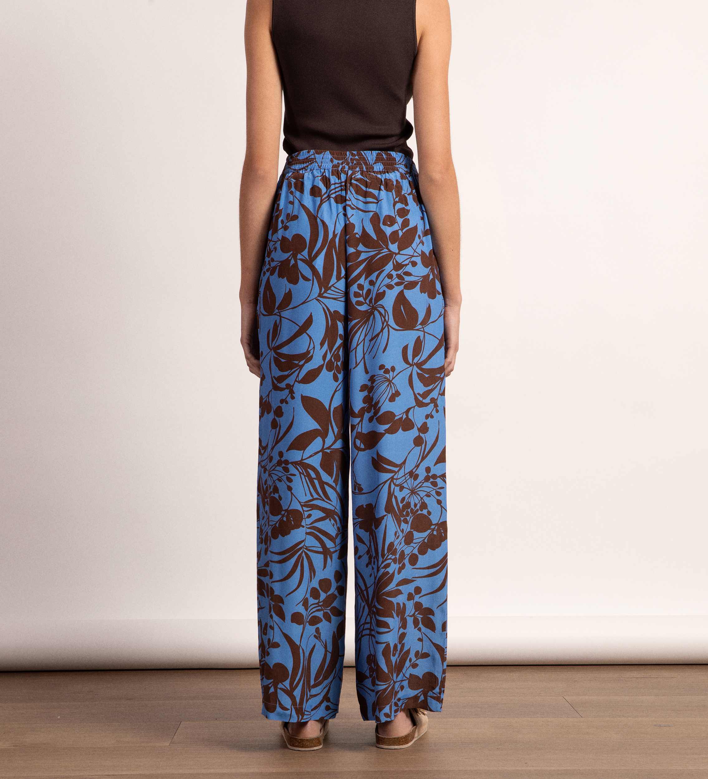Pantalon imprimé fluide
