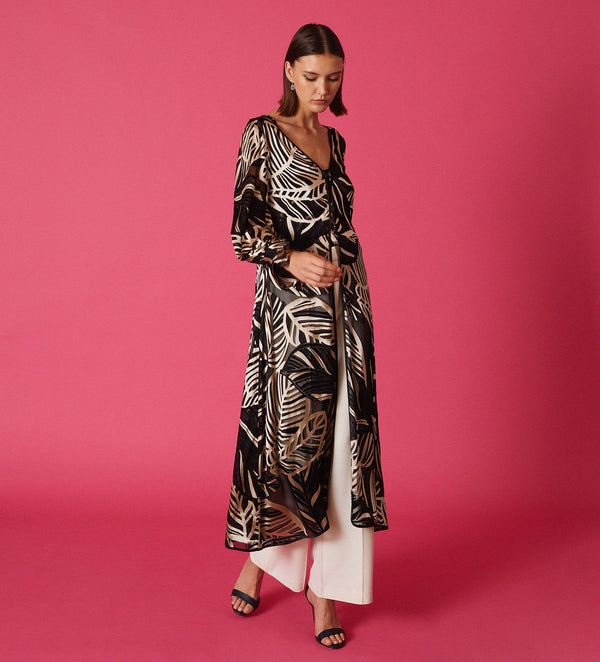 Devore long frock coat