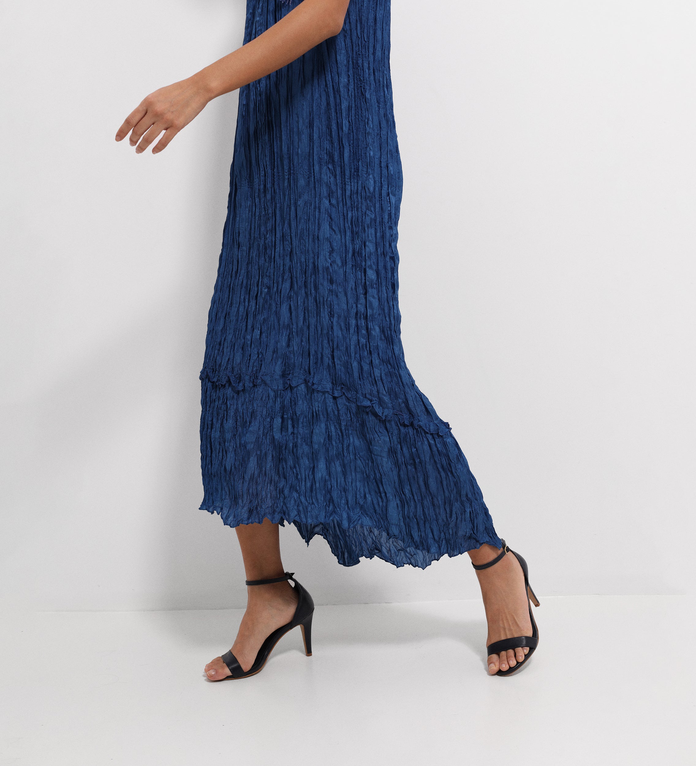 Vestido halter largo