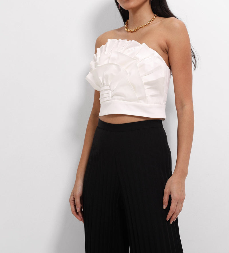 pleated top