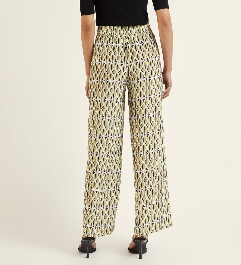 Pantalón fluído estampado