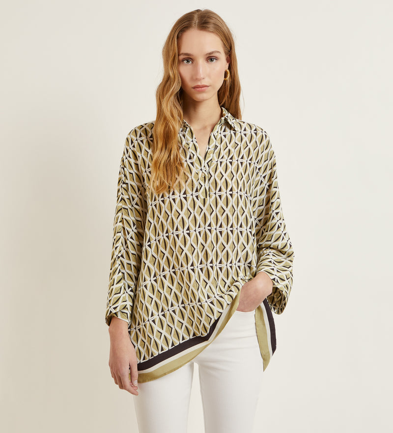 Bluson oversize fluido