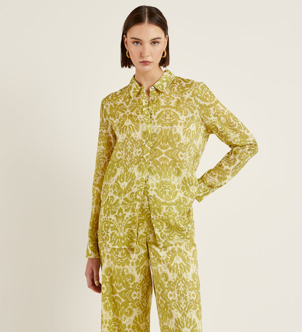 Printed cotton shirt