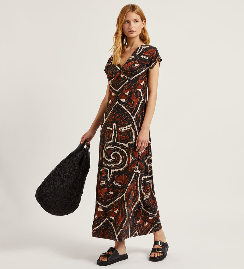 Vestido punto estampado