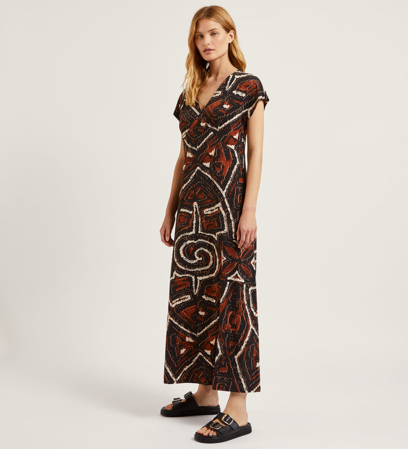Vestido punto estampado