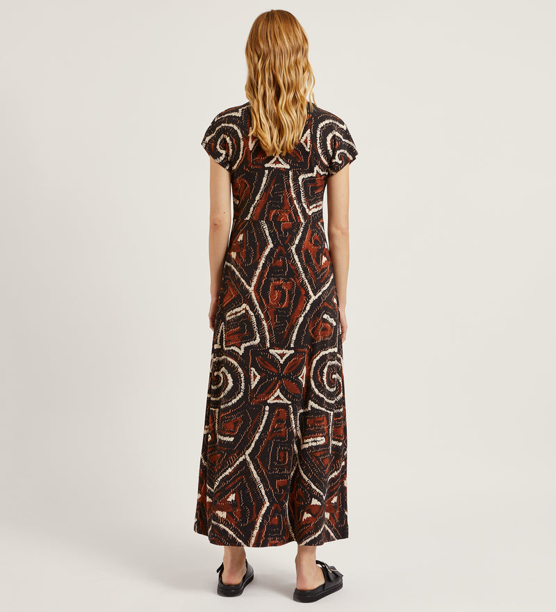 Vestido punto estampado