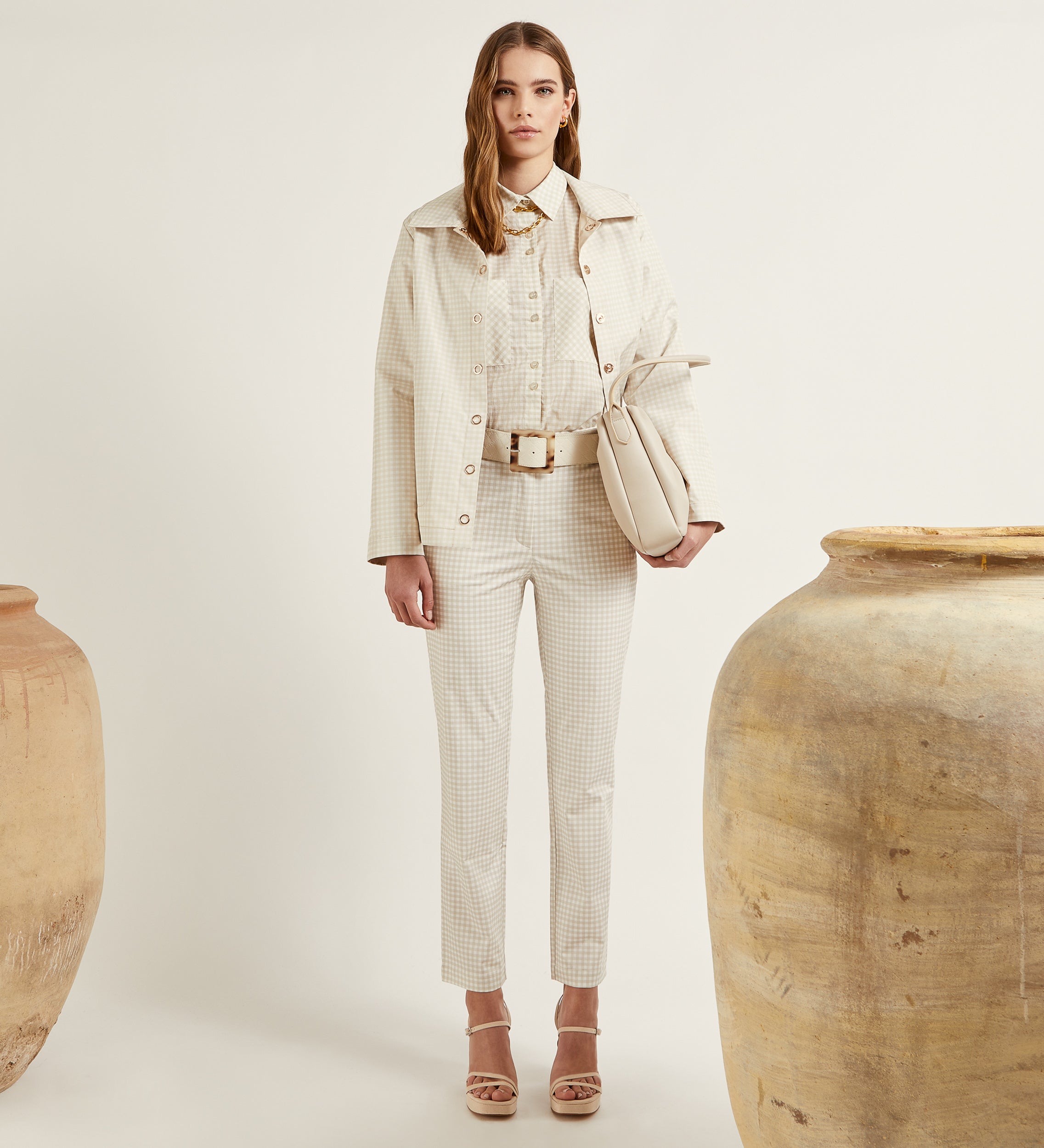 Pantalon droit imprimé