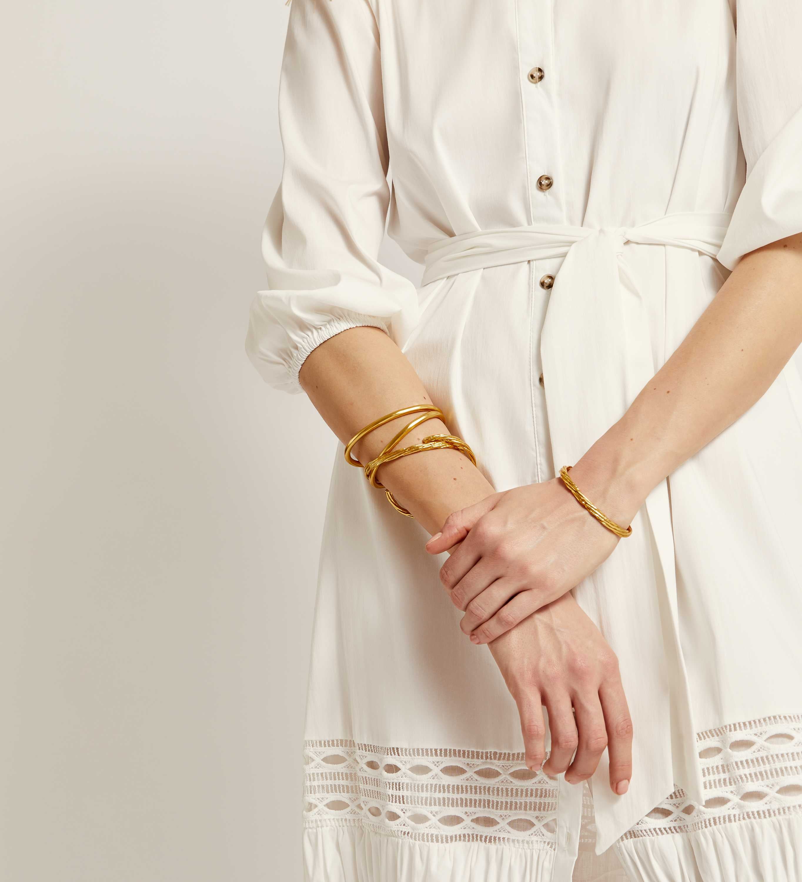 Robe chemise longue en coton