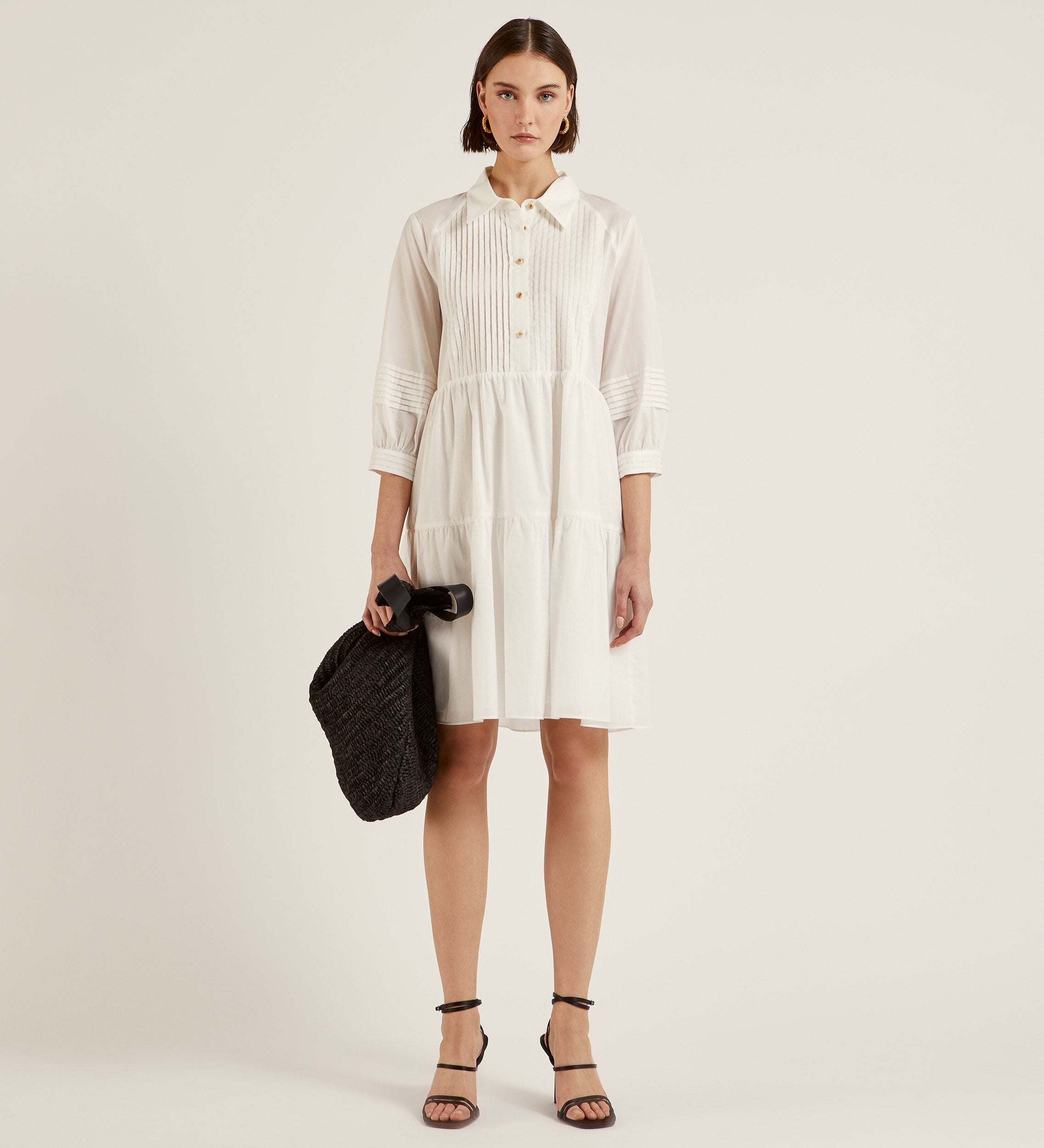 Robe nuisette en coton