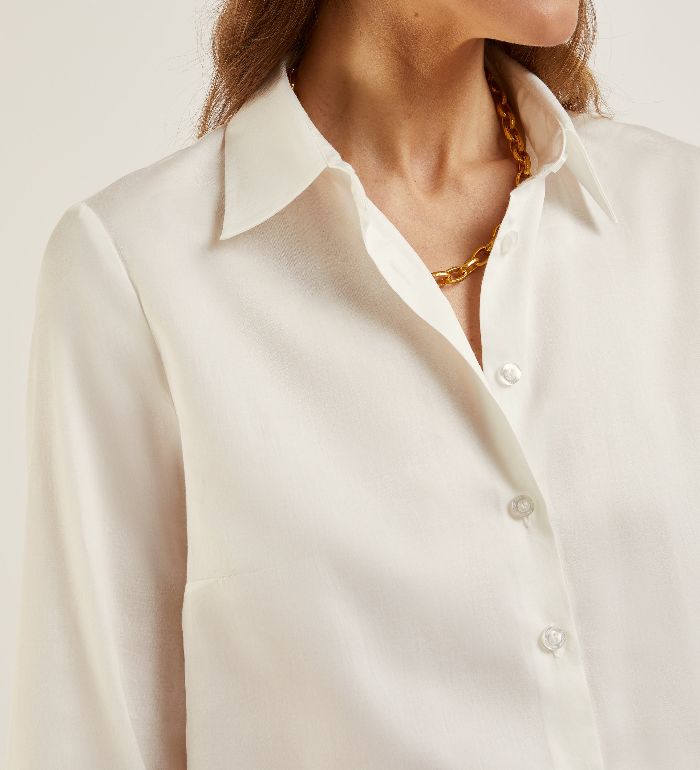 Chemise droite en coton