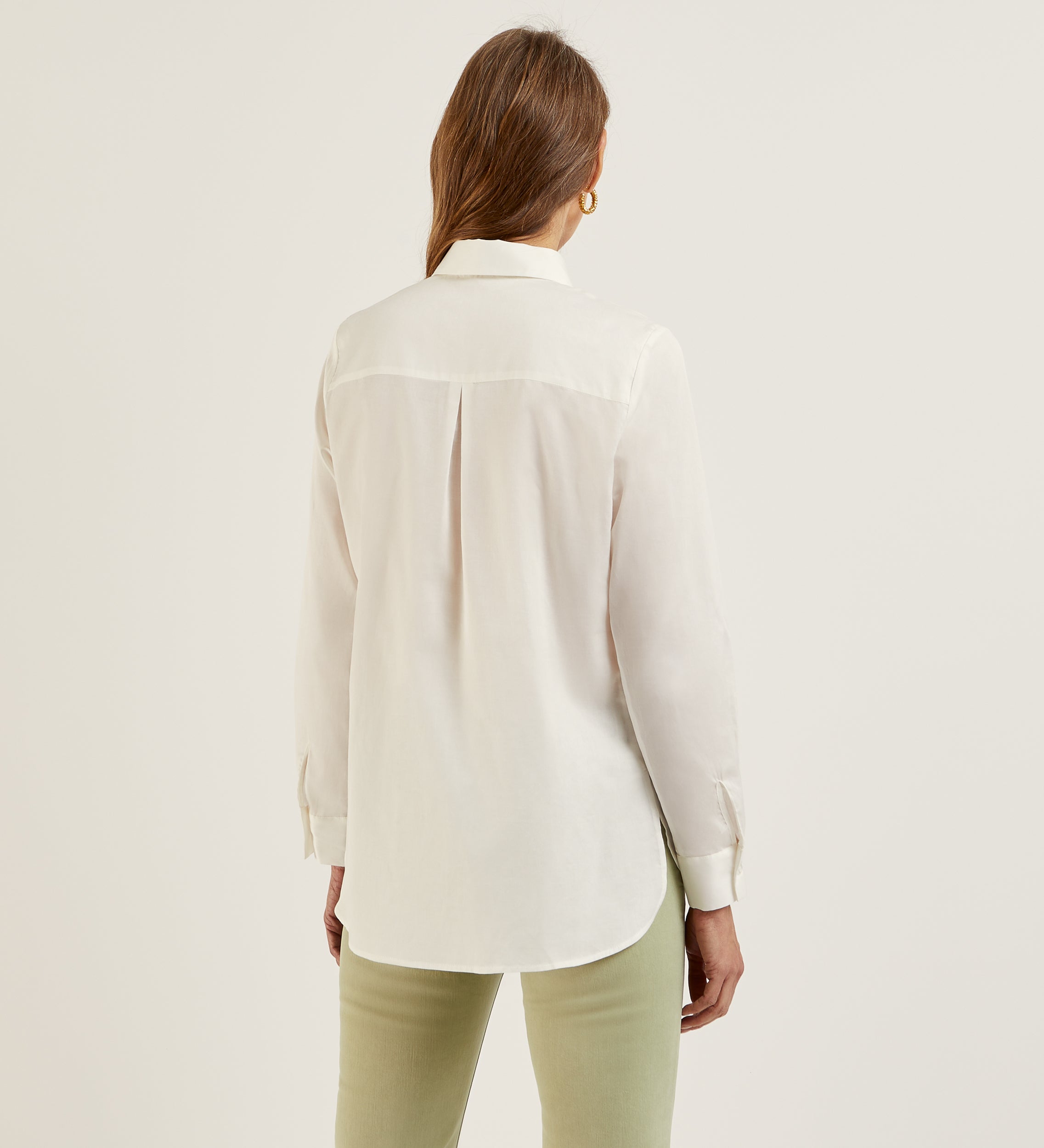 Chemise droite en coton