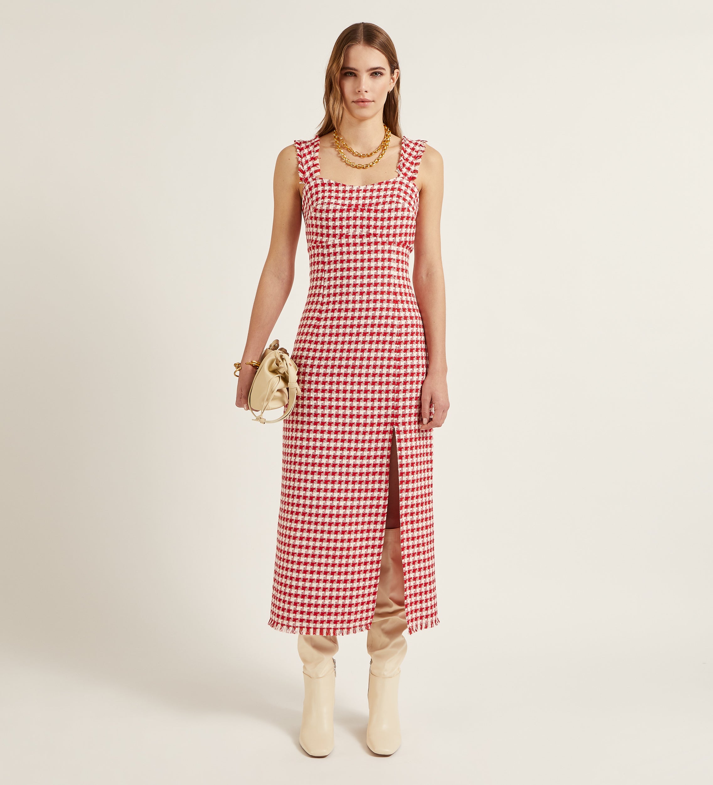 Robe en tweed
