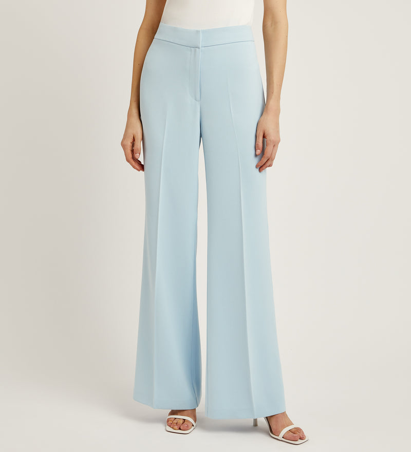 Pantalón ancho crepe