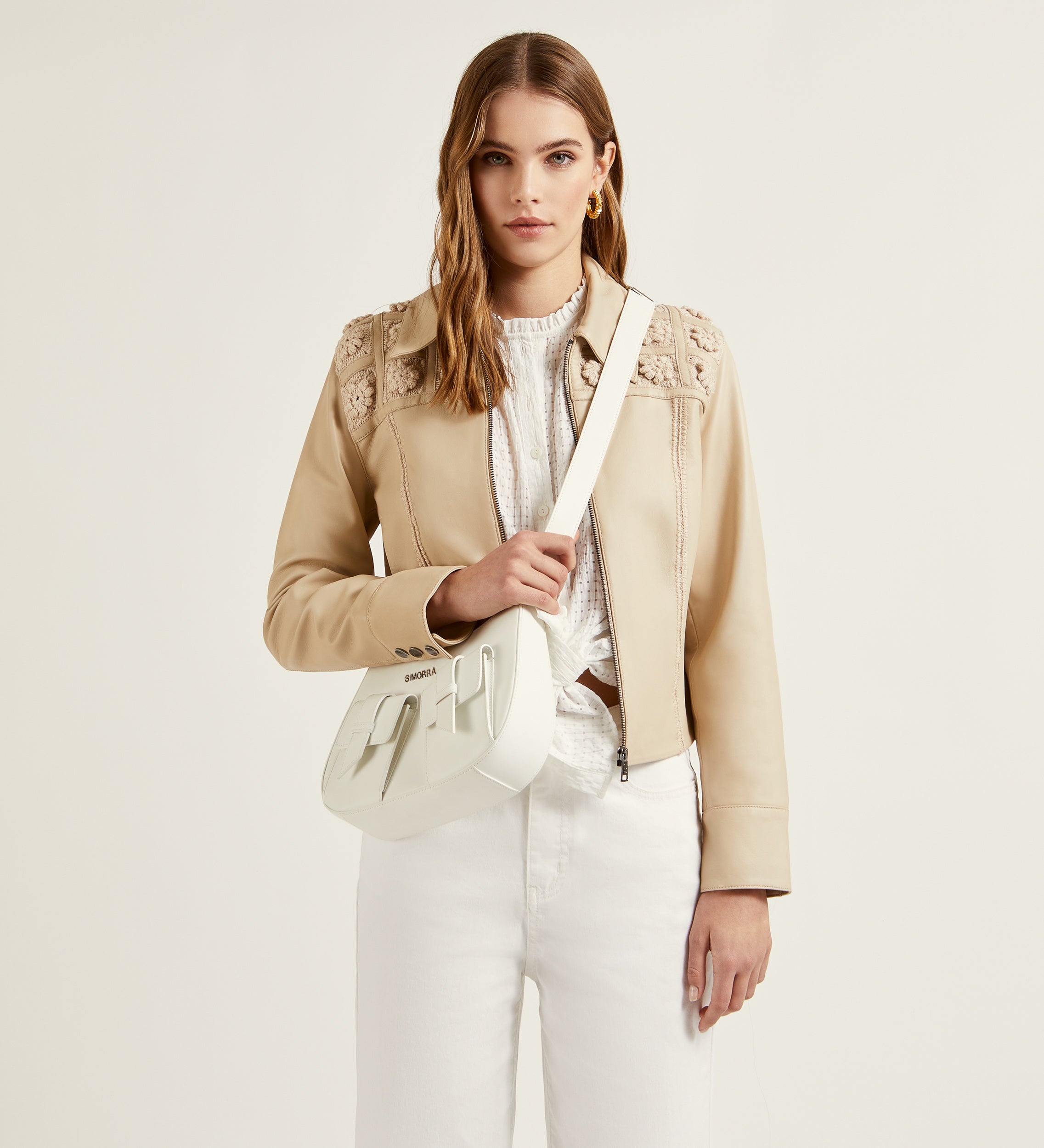 Crochet nappa jacket