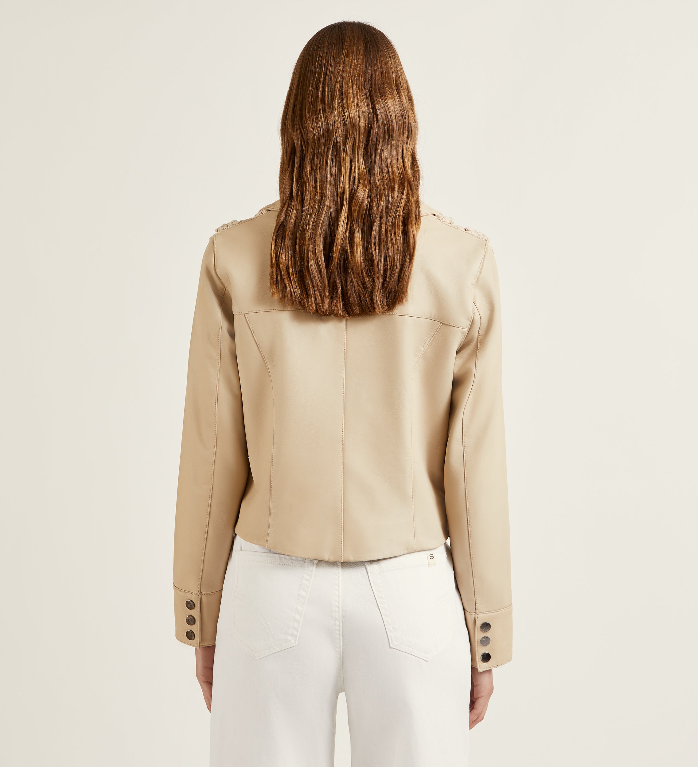 Crochet nappa jacket