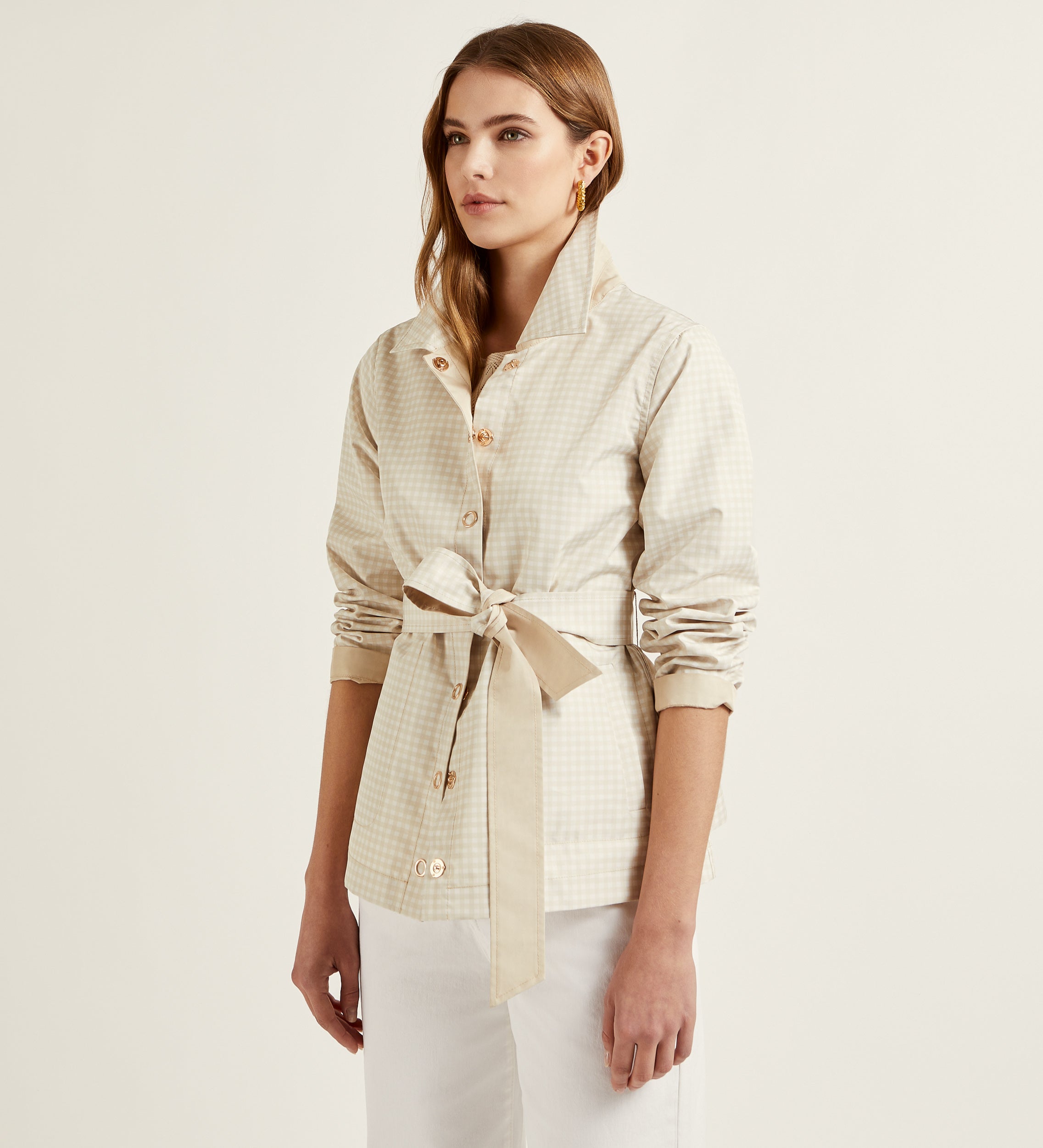 Parka courte réversible