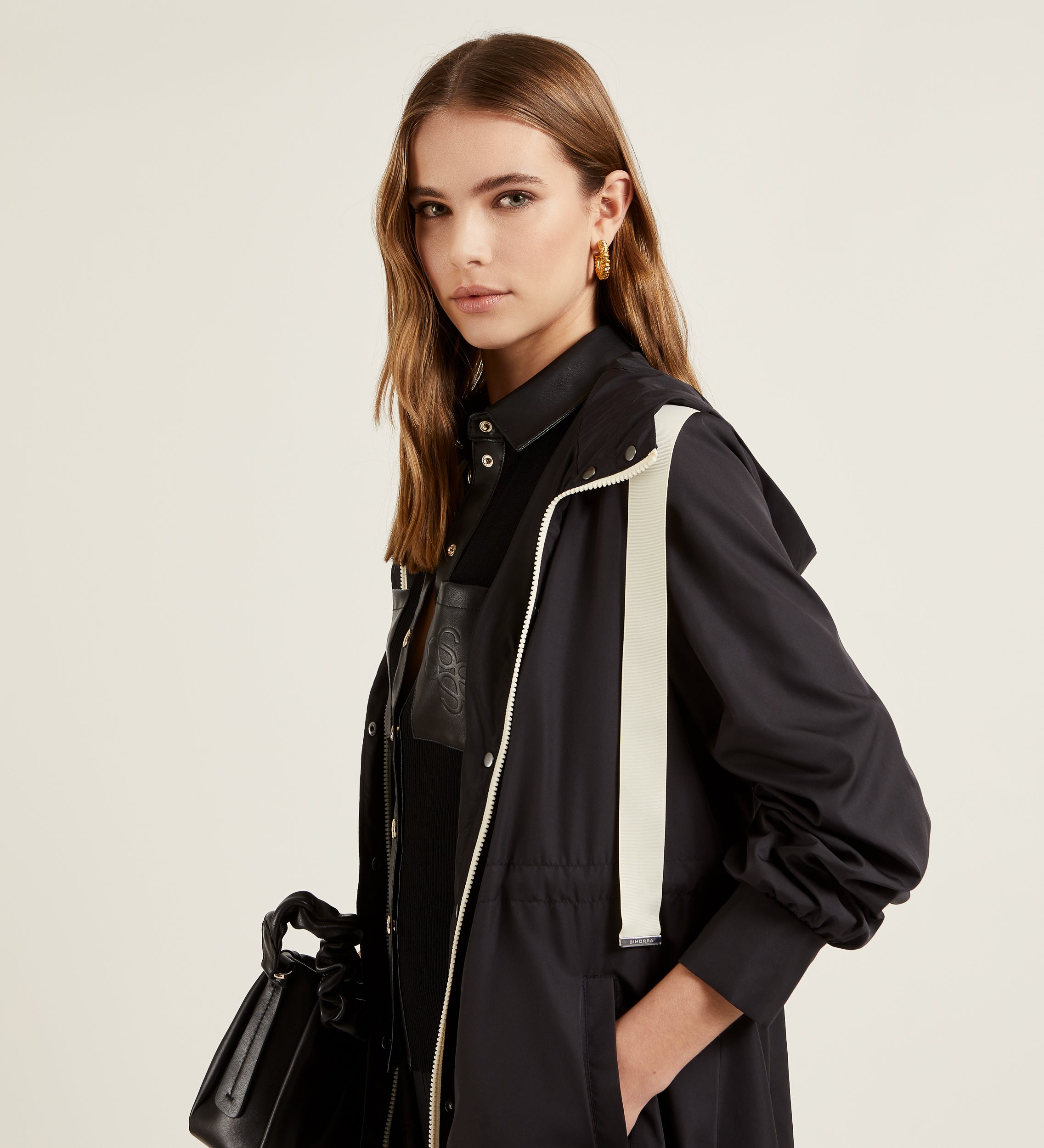 Parka longue à capuche