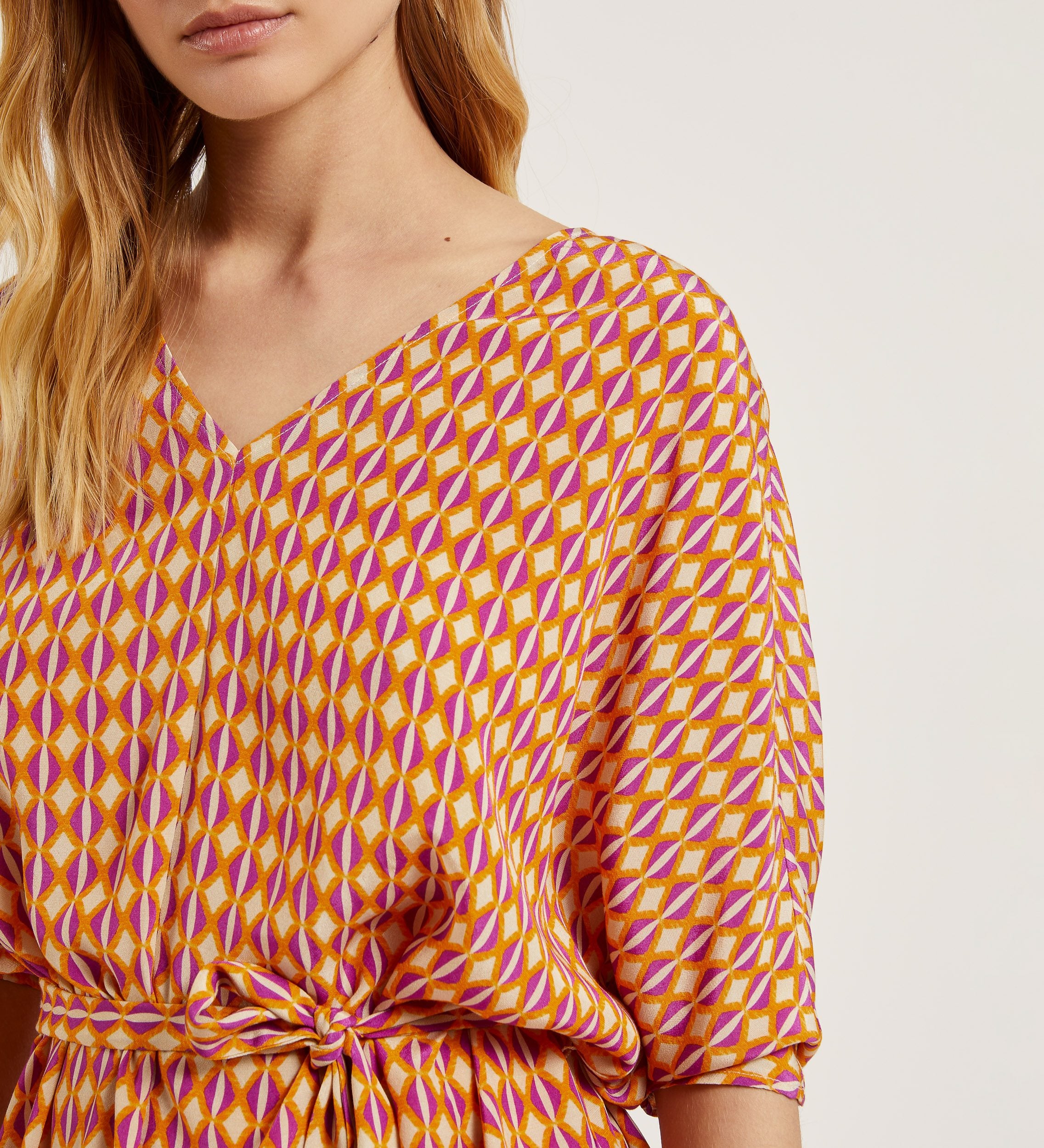 Blusón oversize estampado