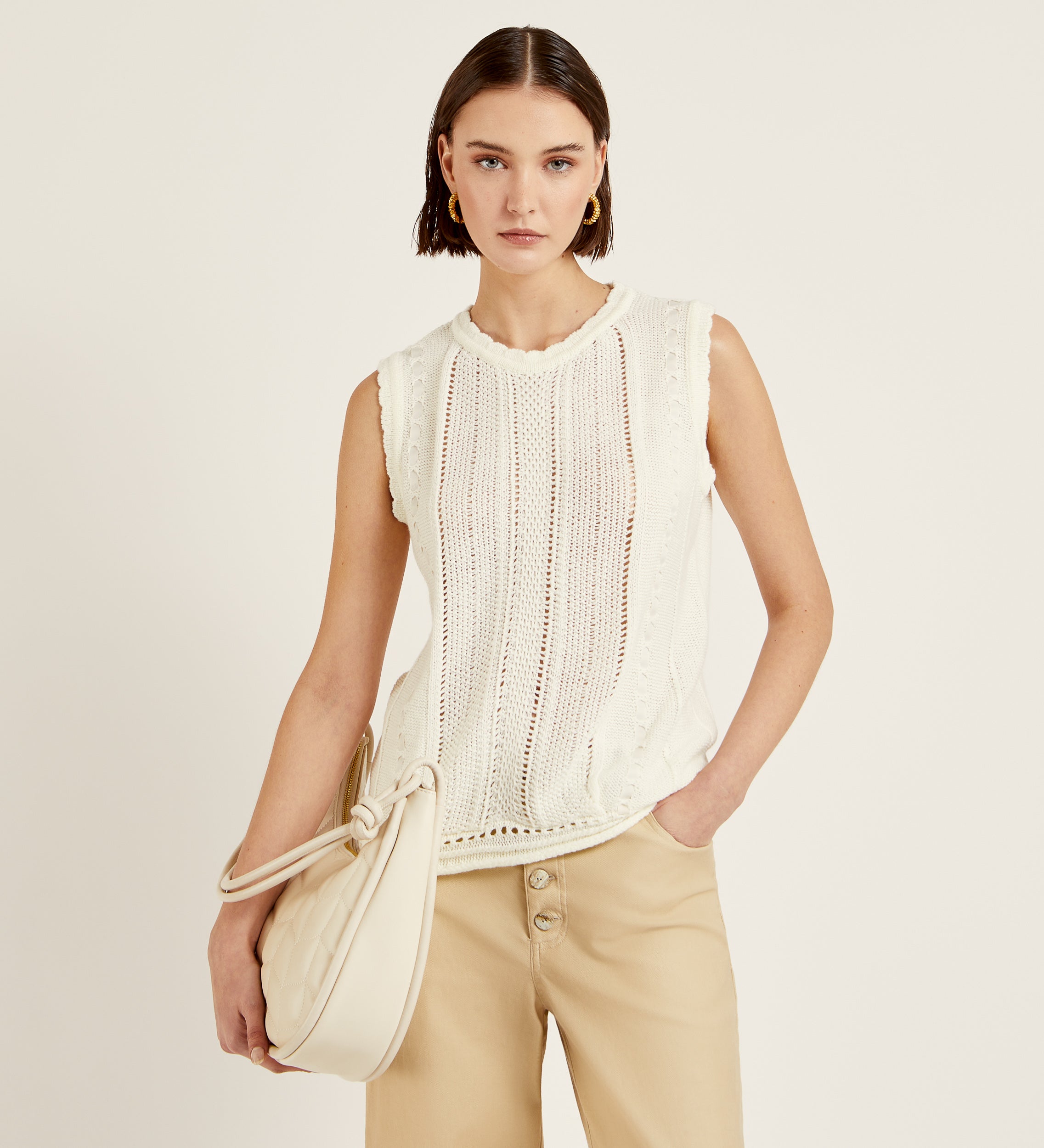 Top tricot fantasía
