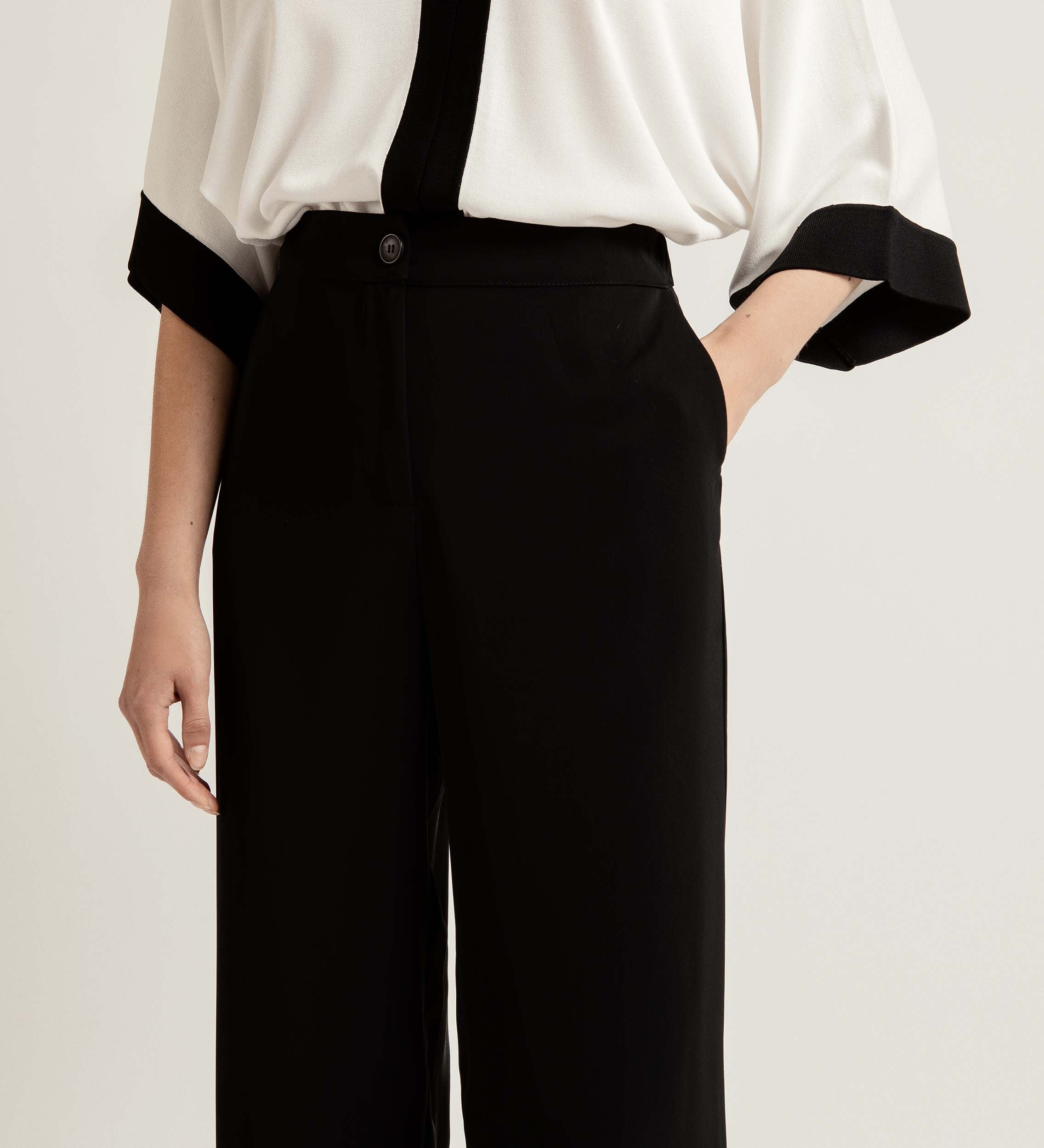 Pantalon largo fluido