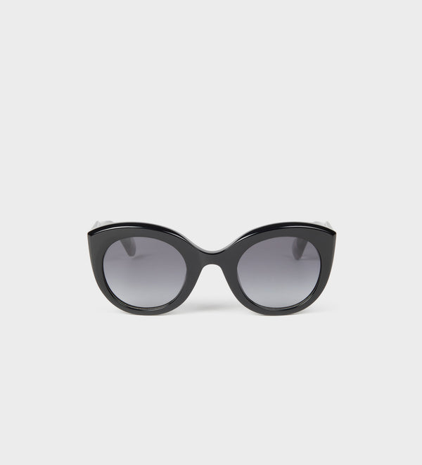 Oval cat eye sunglasses