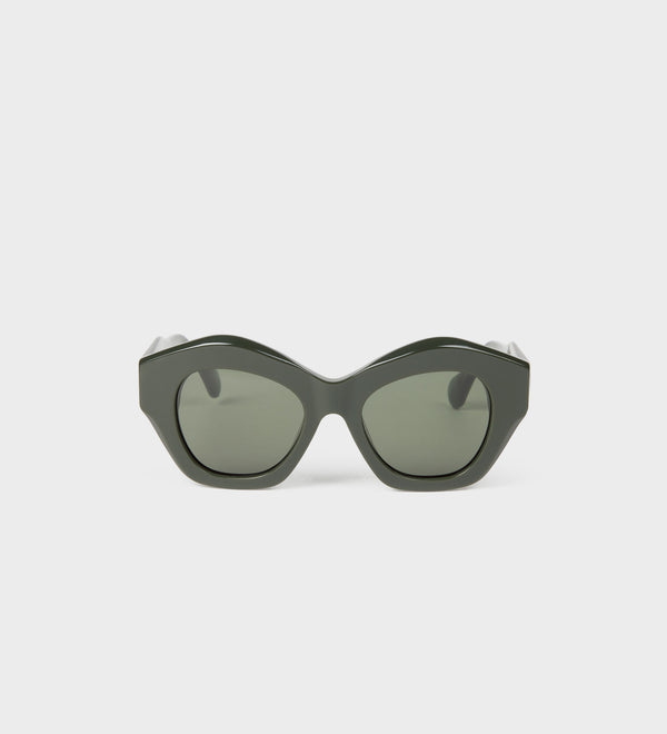 Gafas sol ovalada oversize