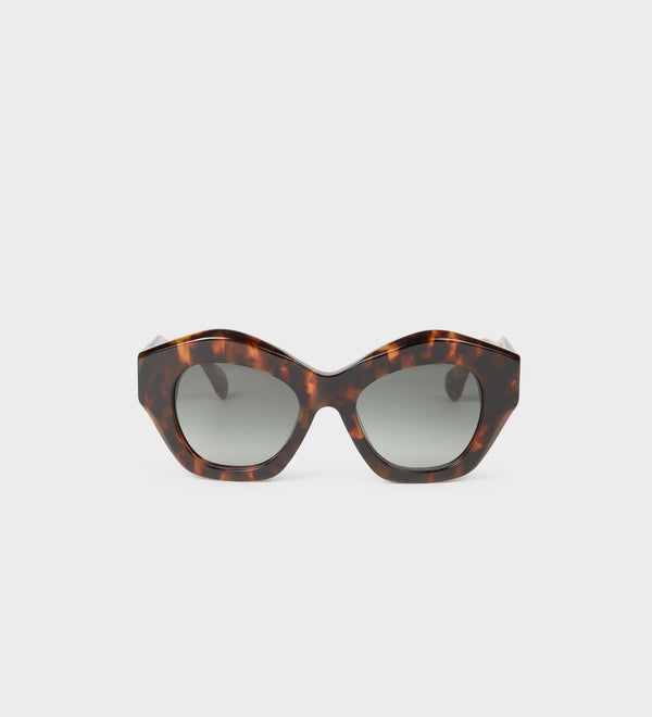 Gafas sol ovalada oversize