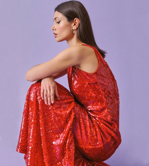 Long sequin dress