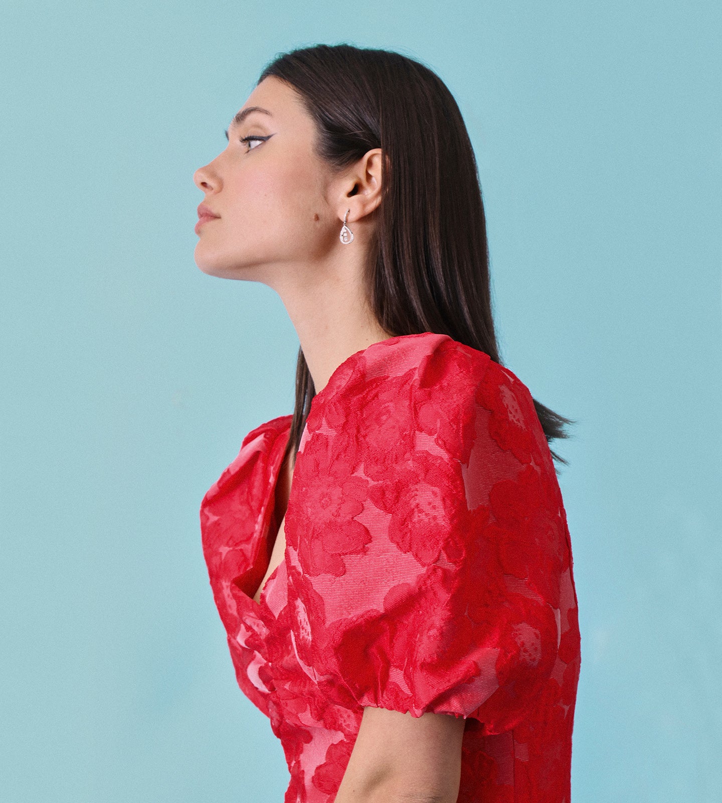 Vestido tubo manga